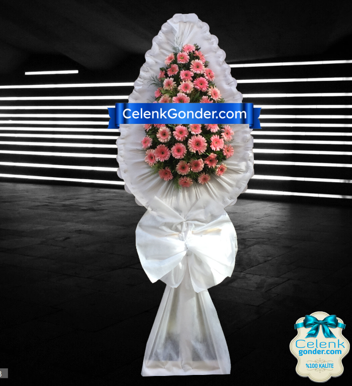 Penbe Gerbera Çelenk